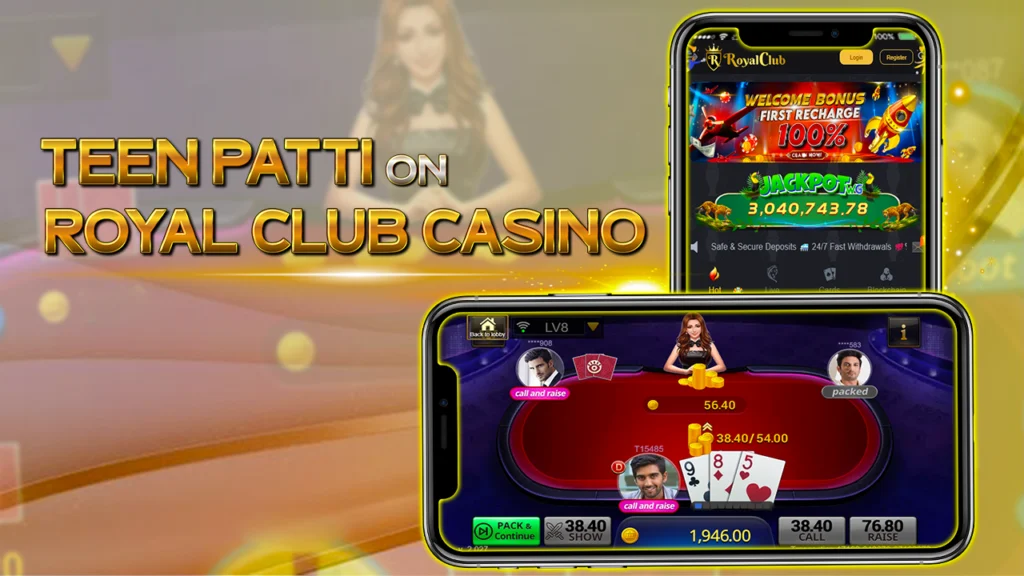 Teen Patti on Royal club casino